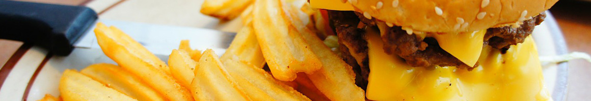 Eating Burger at Small Fryes restaurant in Fall City, WA.